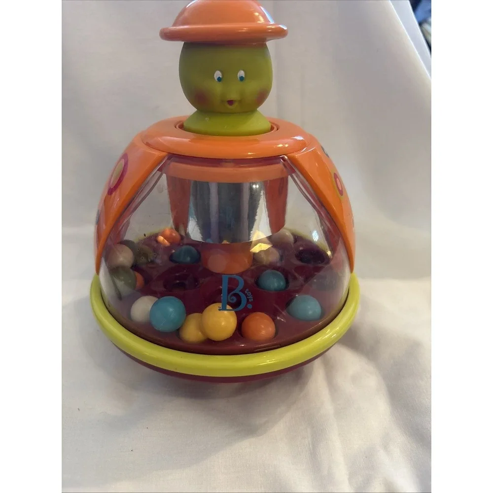 B Toys Poppitoppy Ball Popper‎ Toy - Top Spinning Toys for Toddlers Excellent!